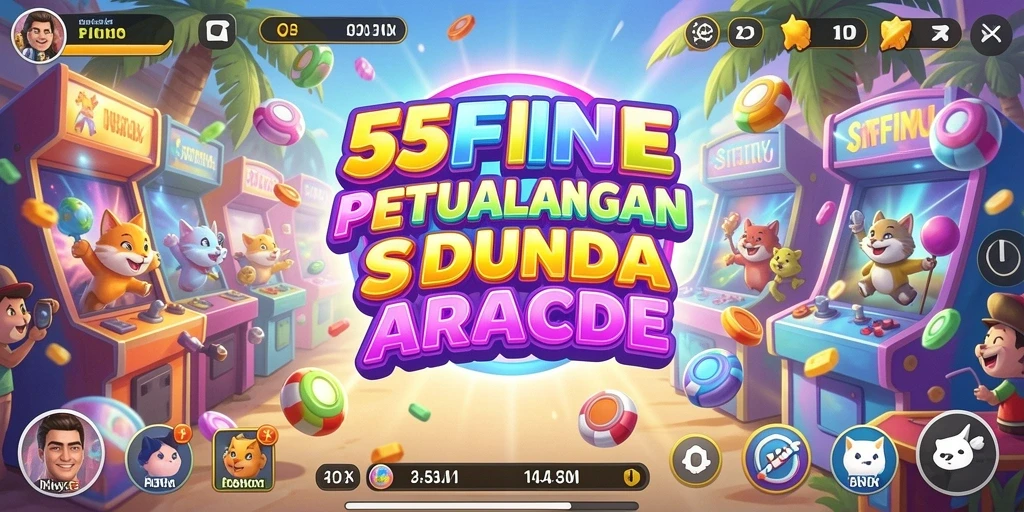 Tampilan gameplay seru dan menantang dari 55FIVE.
