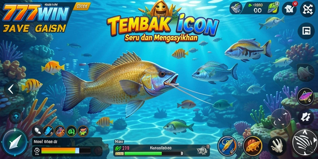Gameplay seru menangkap ikan besar di 777WIN.