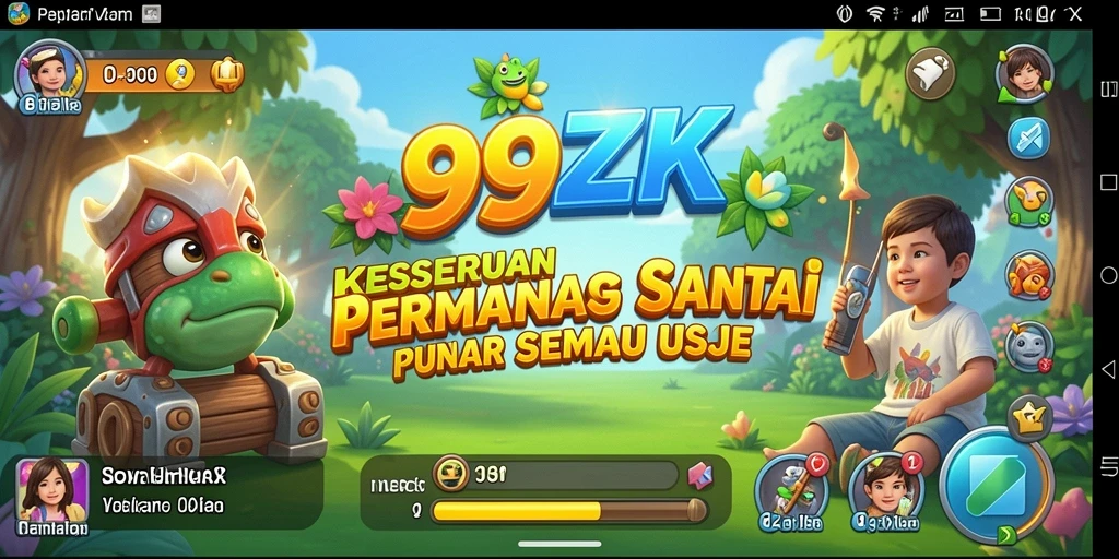 Tampilan gameplay seru dari 99ZK yang memukau.