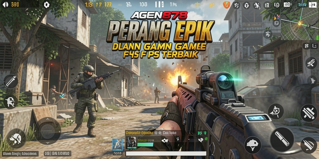 Gameplay AGEN878 menampilkan aksi tembak-menembak yang mendebarkan.