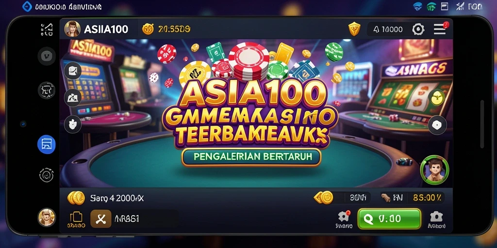 Screenshot menunjukkan gameplay seru di ASIA100 dengan grafik yang menawan.
