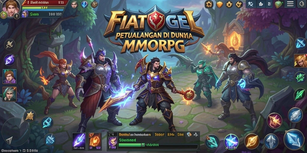 Tampilan gameplay seru di FIATOGEL, petualangan MMORPG yang mendebarkan.