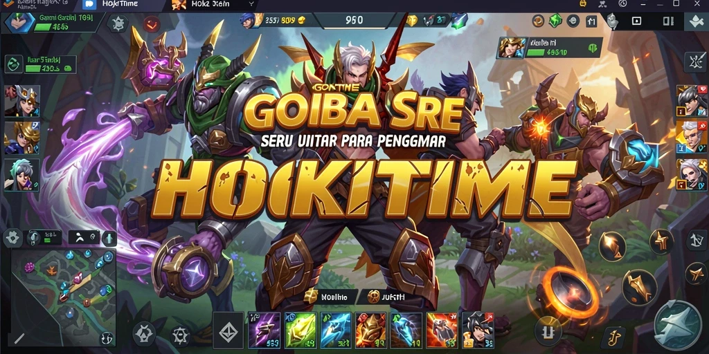 Gameplay seru dengan strategi dan pertarungan tim di HOKITIME.