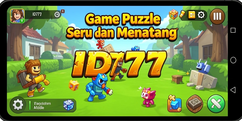 Gameplay menarik dalam ID777 dengan tantangan Puzzle yang seru.