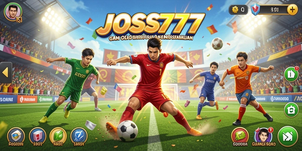 Tampilan gameplay menarik dalam game olahraga JOSS777.