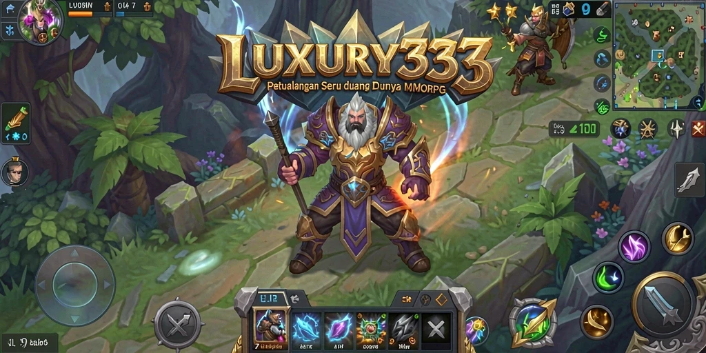Tampilan gameplay seru LUXURY333 dalam dunia MMORPG yang menantang.