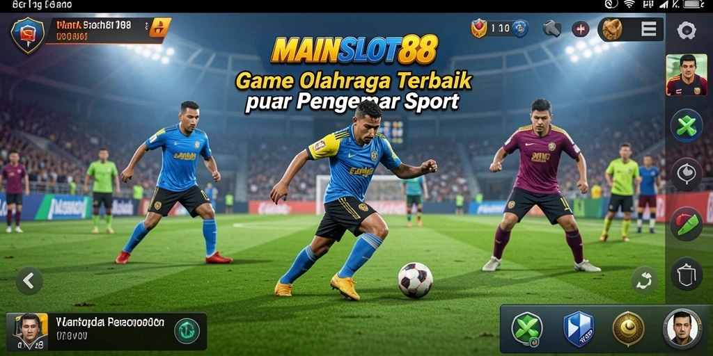 Tampilan gameplay mendebarkan di MAINSLOT88 saat bertanding olahraga.