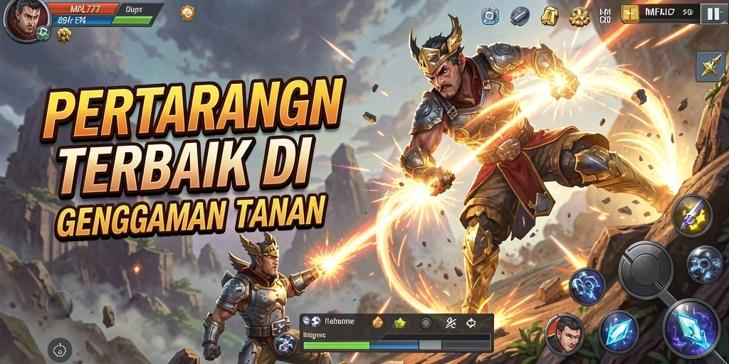 Tampilan gameplay MPL777 yang intens dan penuh aksi pertarungan.