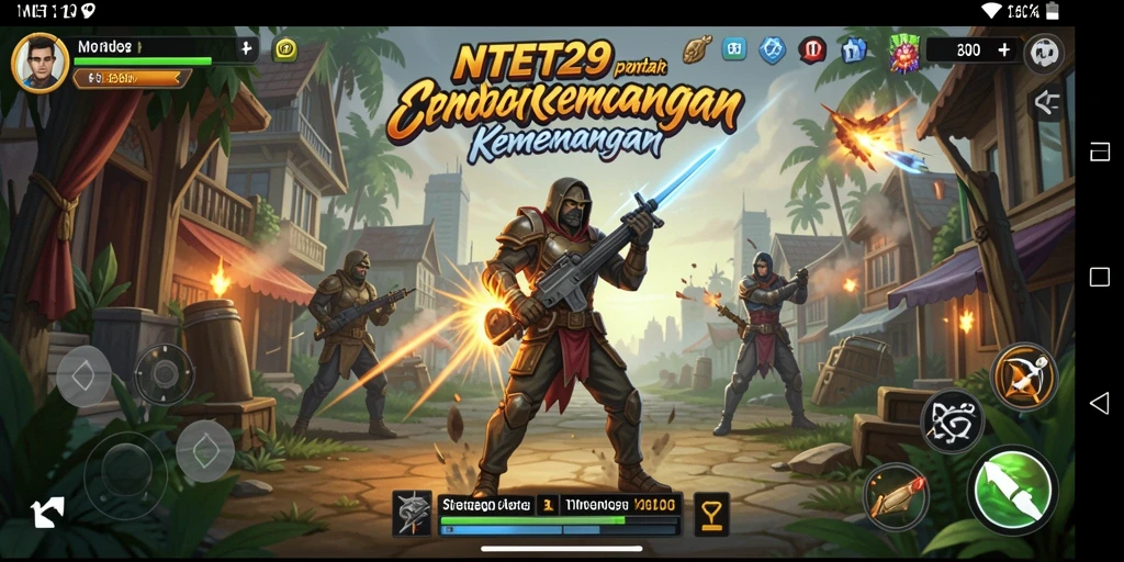 Tangkapan layar yang menunjukkan pandangan pertarungan strategis di NET29.