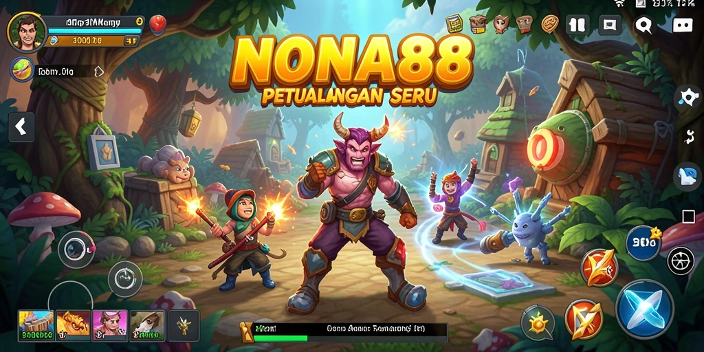 Screenshot gameplay NONA88 menampilkan petualangan mendebarkan.