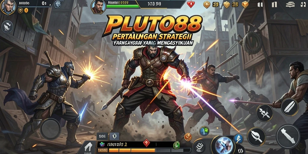 Tampilan gameplay menarik dari PLUTO88 dengan elemen strategi yang mendalam.