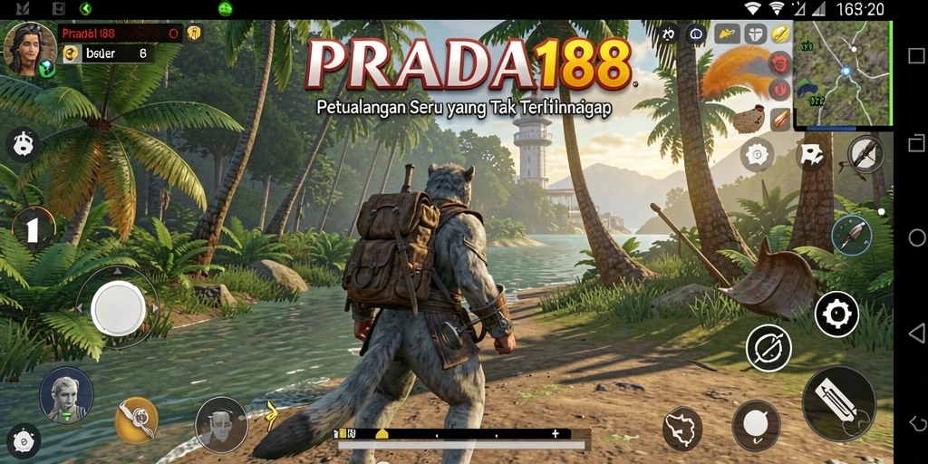 Tampilan gameplay PRADA188 yang penuh aksi dan petualangan.