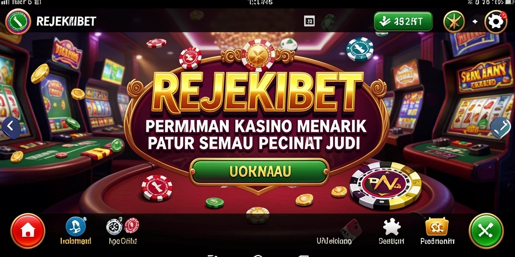 Gameplay kasino menarik di REJEKIBET
