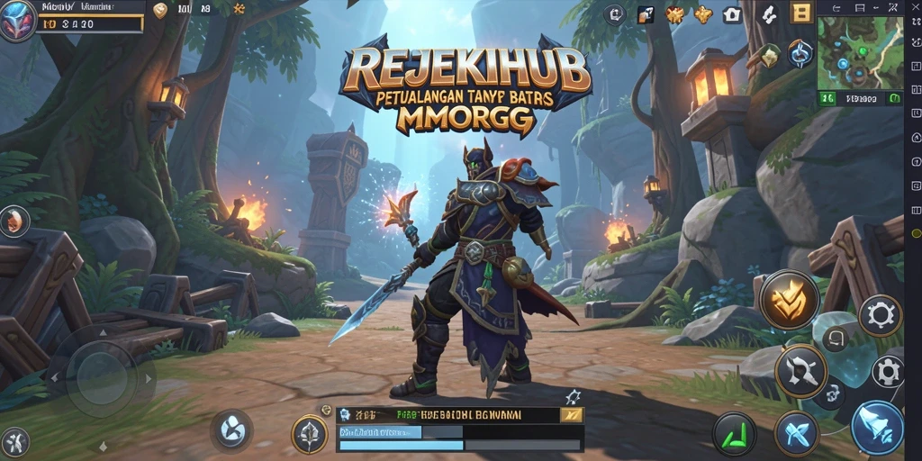 Screenshot gameplay REJEKIHUB menampilkan petualangan epik dalam dunia MMORPG.