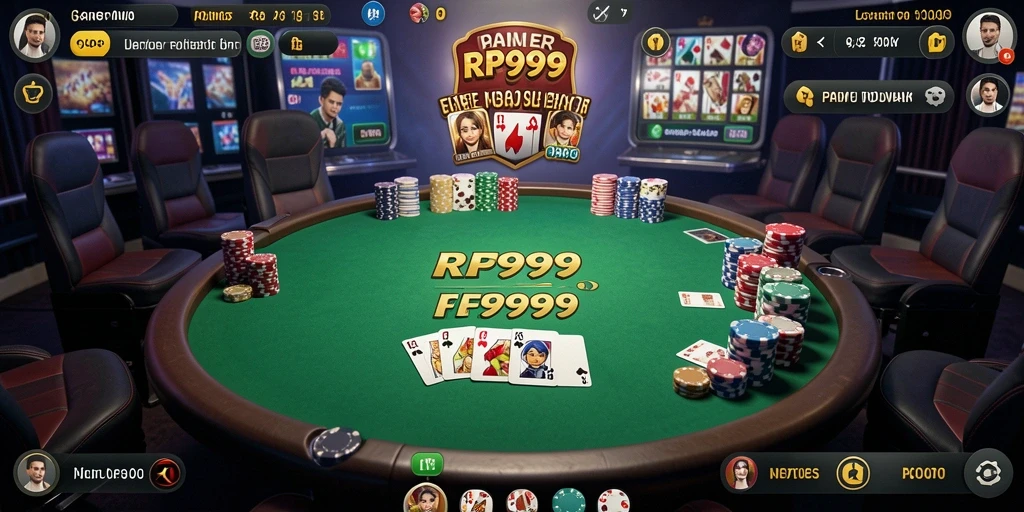 Screenshot gameplay RR999 menampilkan aksi seru dalam permainan Poker.