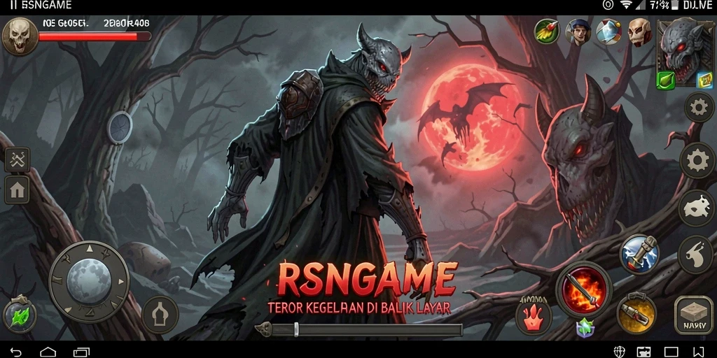 Gameplay RSNGAME yang mencekam dan penuh ketegangan.