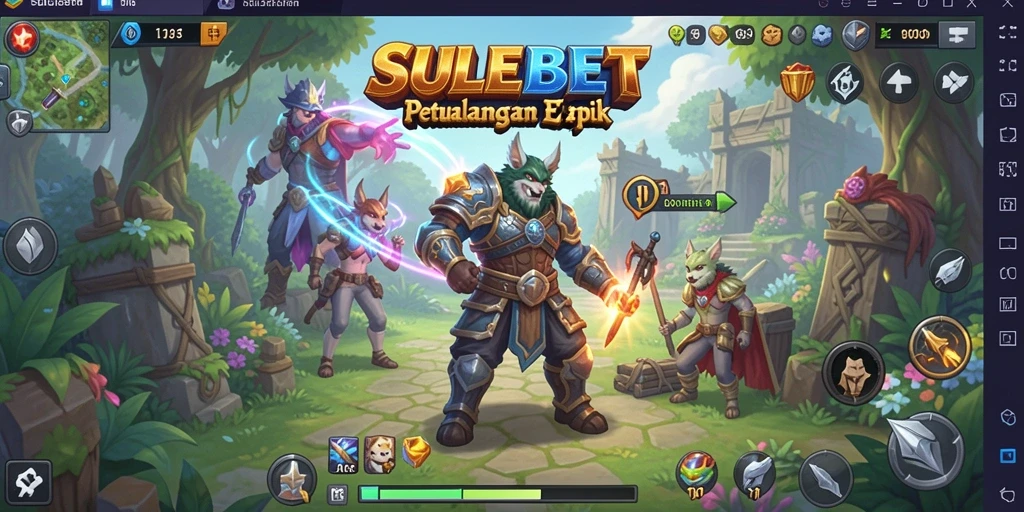 Tangkapan layar SULEBET menunjukkan aksi gameplay RPG yang menarik.