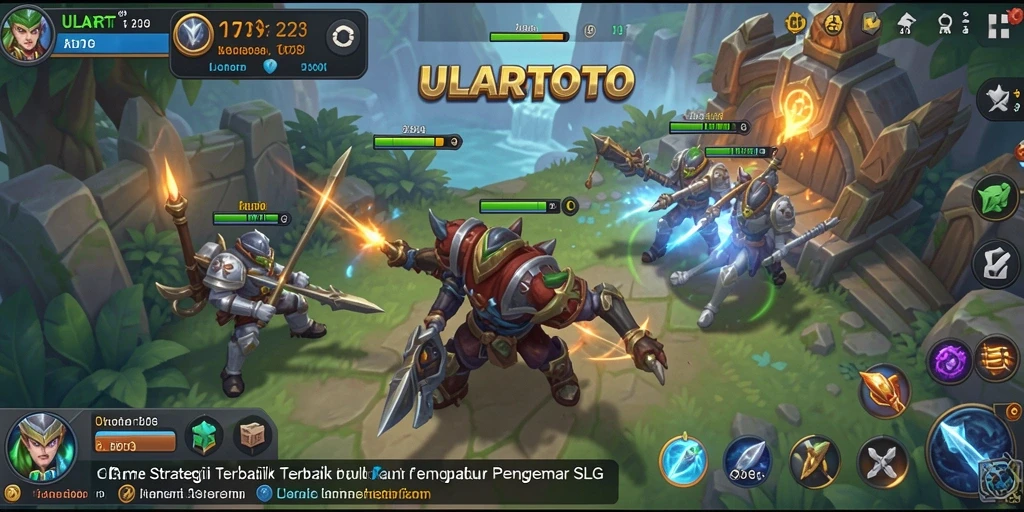Tampilan gameplay ULARTOTO yang menegangkan dan penuh strategi.